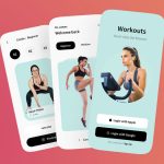 How can a mobile app help a fitness center?