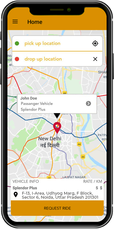 Hire Taxi App Developer